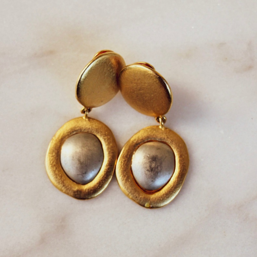 Desert Vintage Gold Earrings